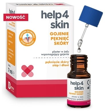 Polpharma Help 4 Skin GOJENIE PĘKNIĘĆ SKÓRY plaster w żelu 7ml