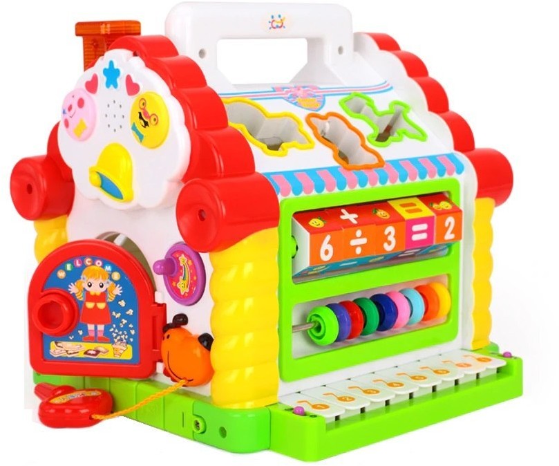 Zabawka edukacyjna wielofunkcyjna domek KX6951