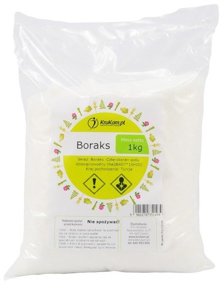 KruKam BORAKS 10H2O czteroboran 99,9% 1kg