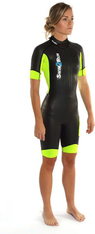 Dare2Tri Dare2Tri Swim&Run Go Pianka pływacka Kobiety, black/yellow FS 2020 Kombinezony i pianki 17041-b-FS