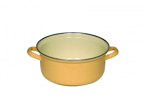 Riess Garnek żółty emaliowany 2 l Pastell 0280-006