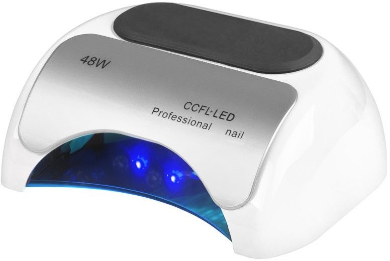 LAMPA PROFESSIONAL 2W1 UV LED+CCFL 48W TIMER+SENSOR BIAŁA 117973