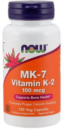 Now Foods MK7 Witamina K2, 100 mg (120 kap)