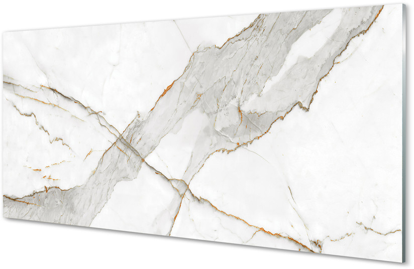 Tulup.pl Szklany Panel Kamień marmur plamy 125x50cm