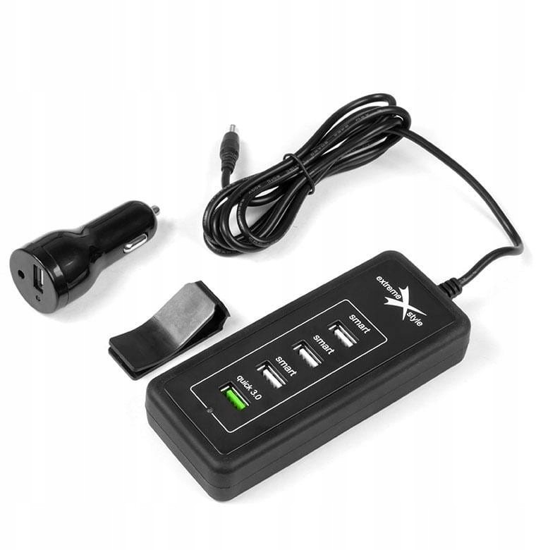 Ładowarka samochodowa 5 x Usb 8.4 A - Qc - eXtrem