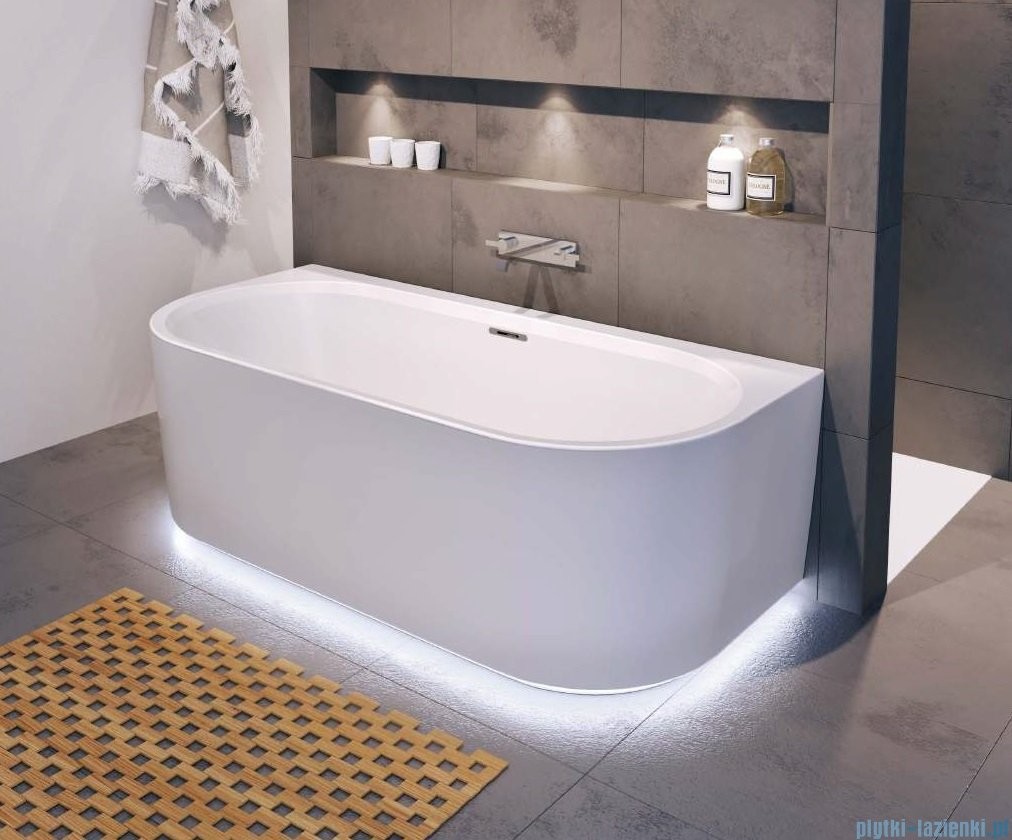 Riho Desire Back2wall LED wanna wolnostojąca przyścienna 180x84cm BD0700500K00133