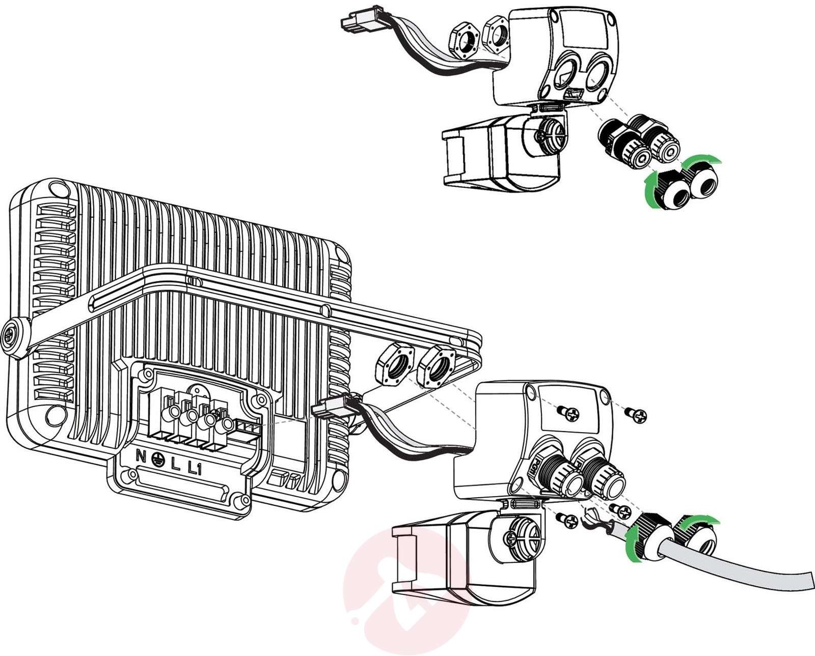 THEBEN Theben theLeda B moduł czujnika ruchu czarny
