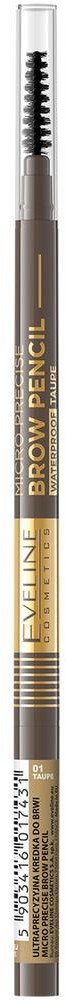 Eveline Cosmetics Micro Precise Brow Pencil ultraprecyzyjna kredka do brwi 01 Taupe 93576-uniw