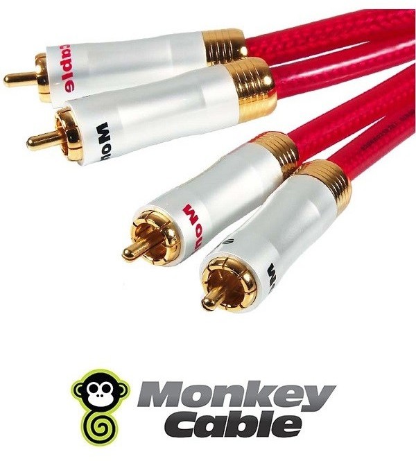Monkey Cable Kabel 2xRCA MonkeyCable Clarity MCYANA0 Concept 2m MCYANA2