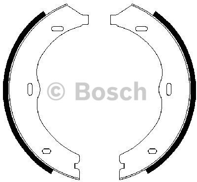Bosch Szczęka hamulca ręcznego 0 986 487 718