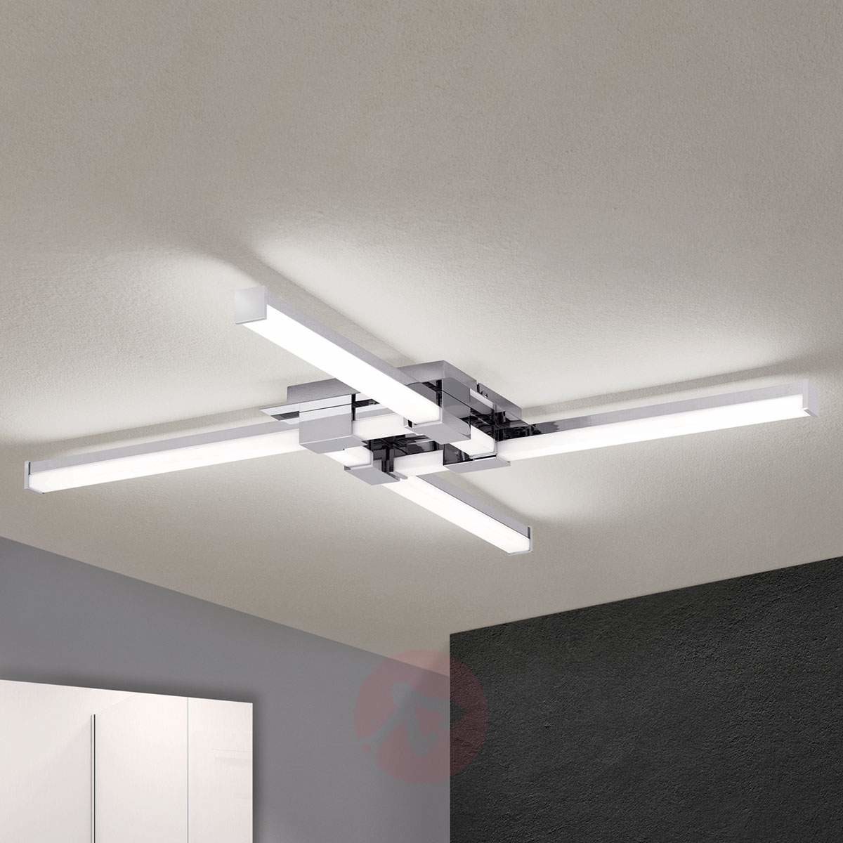 Orion 4-punktowa lampa sufitowa LED do łazienki Argo