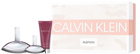 Calvin Klein Euphoria zestaw - woda perfumowana 100 ml + woda perfumowana 30 ml + balsam do ciała 100 ml