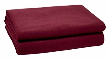 'zoeppritz since 1828' zoep softfleecedecke wtrysku, 160 x 200 cm, bordo 390, 103291-390-160x200