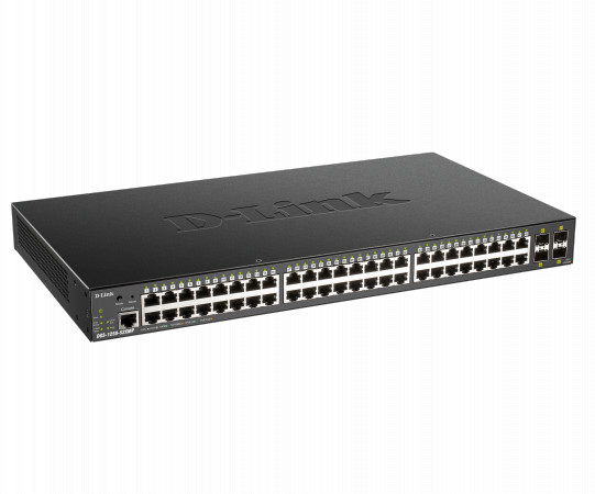 D-Link Przełącznik DGS-1250-52XMP Smart 48xGE PoE 370W 4xSFP+