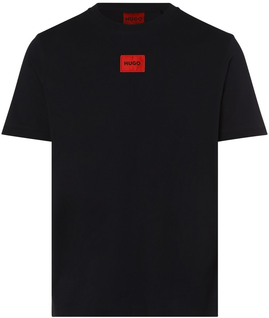 HUGO HUGO - T-shirt męski  Diragolino212, niebieski