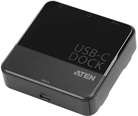 Aten uh3233 USB-C Dual HDMI Adapter Mini Dock UH3233