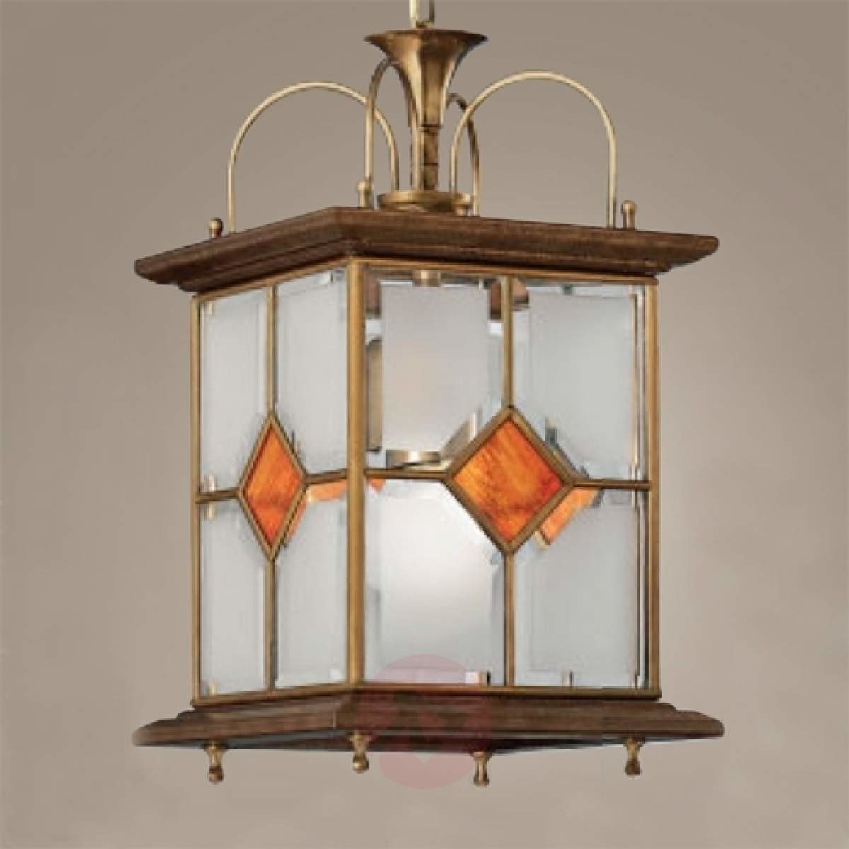 Drewniana lampa wisząca Ole