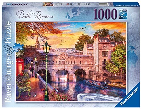Ravensburger 16955 Bath Romance 1000 sztuk puzzli dla dorosłych i dzieci w wieku od 12 lat, wielokolorowe 16955