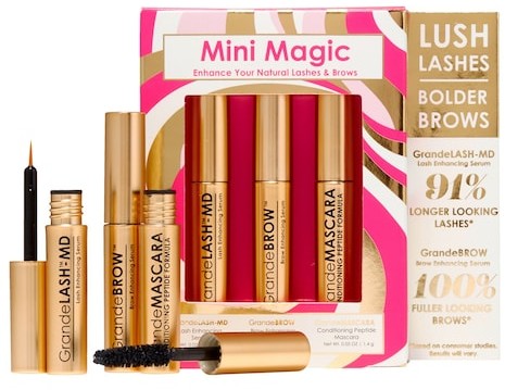 GRANDE COSMETICS Mini Magic Set  Zestaw do rzęs i brwi