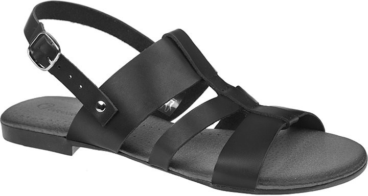 Kornecki VERONII Sandały damskie VERONII 3493 Czarne 54385