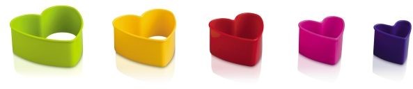 Zeal Foremka do wycinania ciastek - serce (różne kolory)