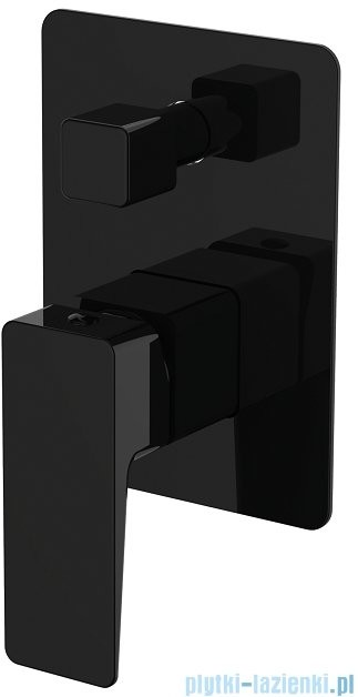 Omnires Parma bateria wannowa podtynkowa czarny PM7435BL