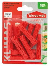 WKRĘT-MET Koszulka kołka uniwersalnego SFX do wszystkich podłoży 10x50