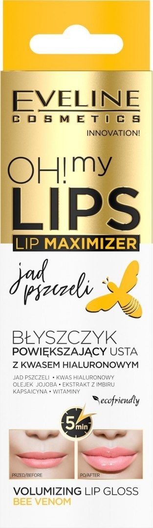 Eveline KOLOROWKA Oh! My Lips Maximizer Balsam powiększający usta Jad Pszczeli 4.5ml 110334