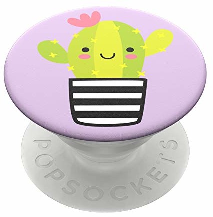 PopSockets PopGrip  wysuwany cokół i uchwyt do smartfonów i tabletów z wymiennym topem  Cactus Pal