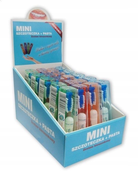 Hygienic Mini Zestaw Szczoteczka + Pasta Na Podróż