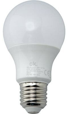 OK. Żarówka LED OK OKLED-AE27-A60-5.7W
