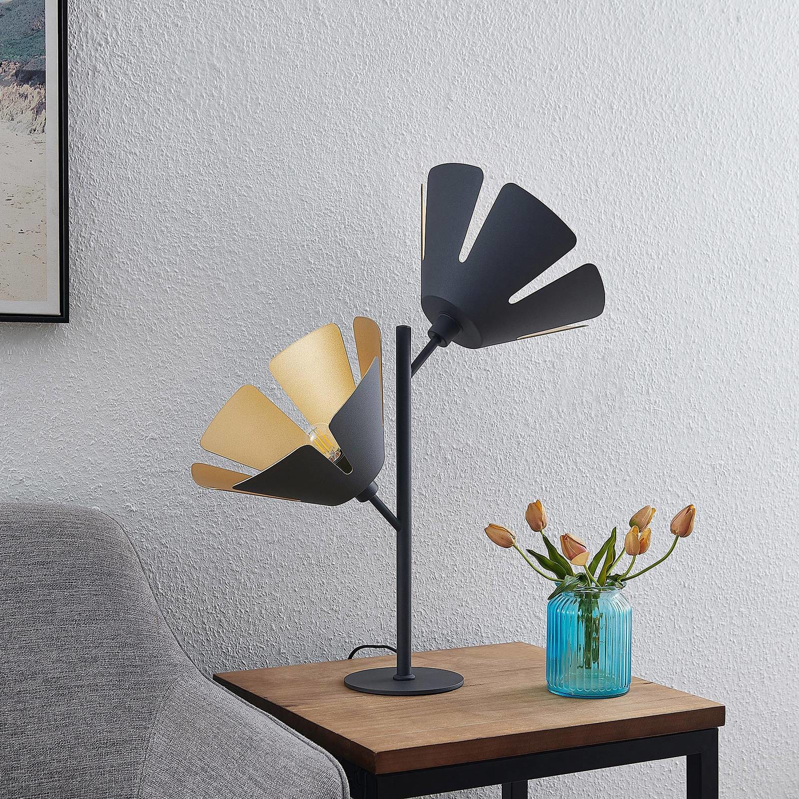 Lucande Lucande Jemmily lampa stołowa, 2-punktowa