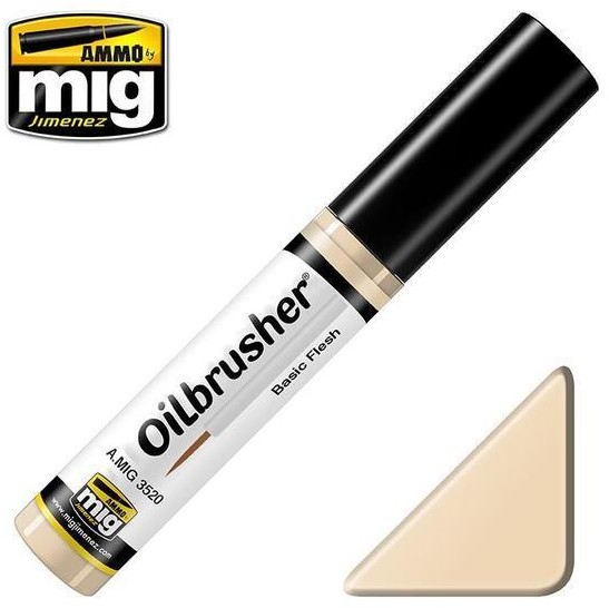 mig Farba olejna Oilbrusher Ammo Mig - Basic Flesh mig 3520