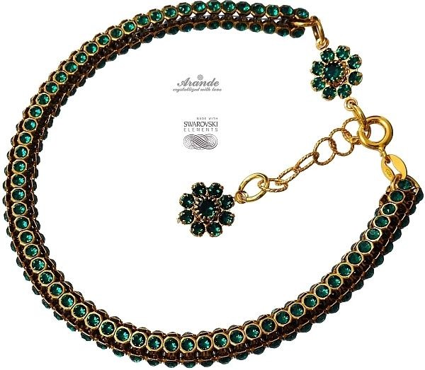 Swarovski Arande Bransoletka EMERALD FEEL CRYSTALLIZED 4394903306