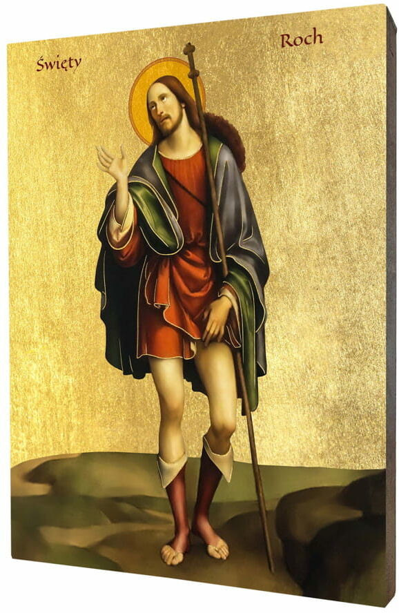 Art christiana Ikona święty Roch ACHI170