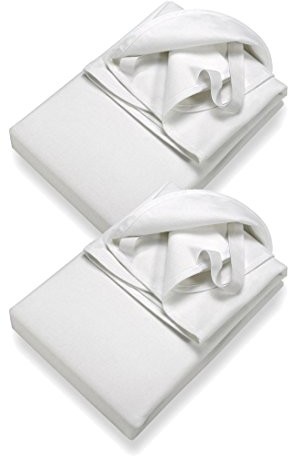 SETEX Setex Molton ochraniacz na materac, 100% bawełniany, w kolorze białym 14U2100200001002 (SE1)