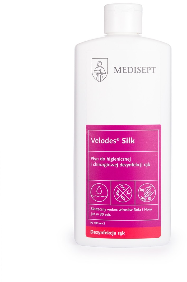 Medisept Velodes Silk 0,5 l Płyn do chirurgicznej i higienicznej dezynfekcji rąk SKAMEX ML540