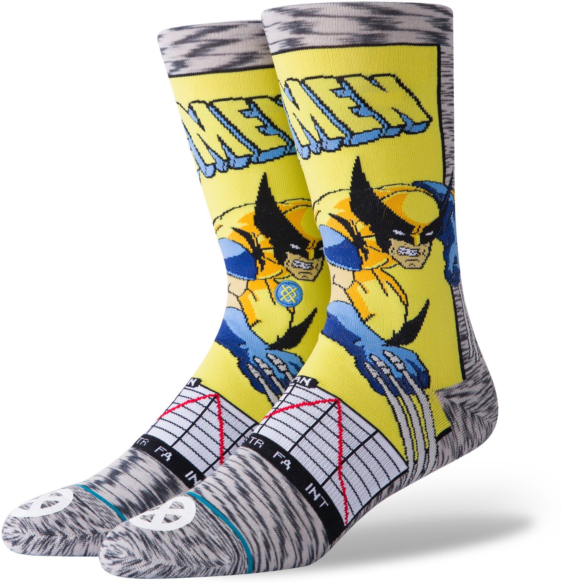 STANCE skarpetki STANCE X-MEN WOLVERINE COMIC Grey