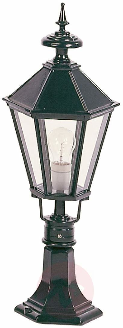 K. S. Verlichting B. V. Elegancka lampa na cokół Edinburgh, czarna