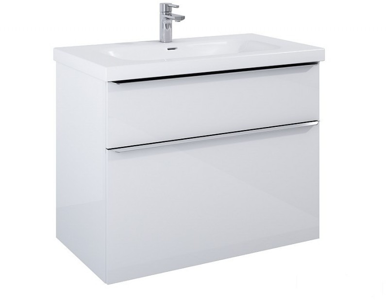 Elita zestawy Szafka z umywalką 90 Lofty White Elita 167027 + 145300)  167027 + 145300