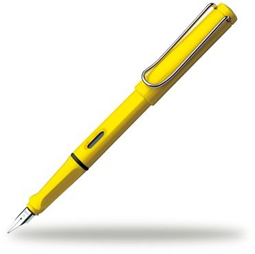 Lamy Safari pióro dla osób leworęcznych, żółty