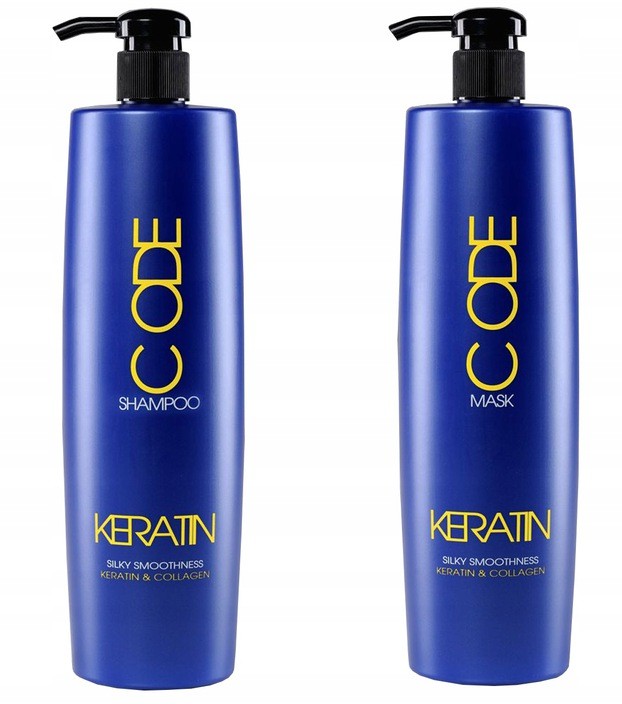 Stapiz Keratin Code Zestaw Szampon 1L + Maska 1L