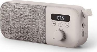 Фото - Радіоприймач / годинник Energy Sistem | Fabric Box FM Radio | 3 W | Cream 