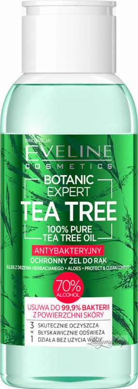 Eveline cosmetics Eveline Cosmetics - BOTANIC EXPERT HAND GEL - Antybakteryjny, ochronny żel do rąk - 70% alkohol - 100 ml