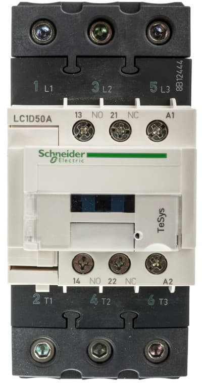 Schneider Electric Stycznik mocy 50A 3P 24V AC 1Z 1R EVK) LC1D50AB7