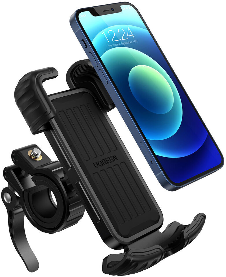 Ugreen Ugreen uniwersalny rowerowy uchwyt na telefon na rower motocykl kierownicę czarny (LP494 black) 60548