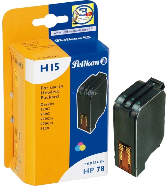 Pelikan H15 Błękitny, Purpurowy, Żółty 1 szt., Atrament