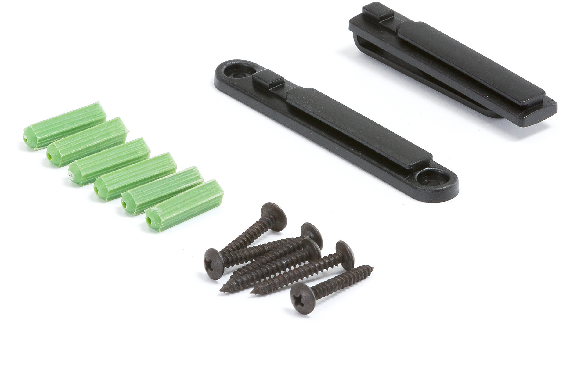 AJ Produkty Uchwyt ścienny ze śrubami do tworzenia berier przy pomocy taśmy