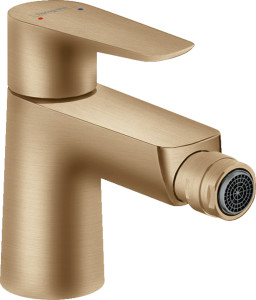 Hansgrohe 71720140 Talis E Jednouchwytowa bateria bidetowa z kompletem odpływowym DN16 brąz szczotkowany