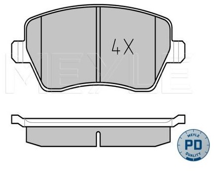 Wulf Gaertner Autoparts Zestaw klocków hamulcowych, hamulce tarczowe Wulf Gaertner Autoparts 025 239 7317/PD